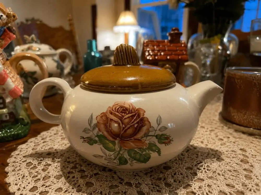 Floral Ceramic Teapot